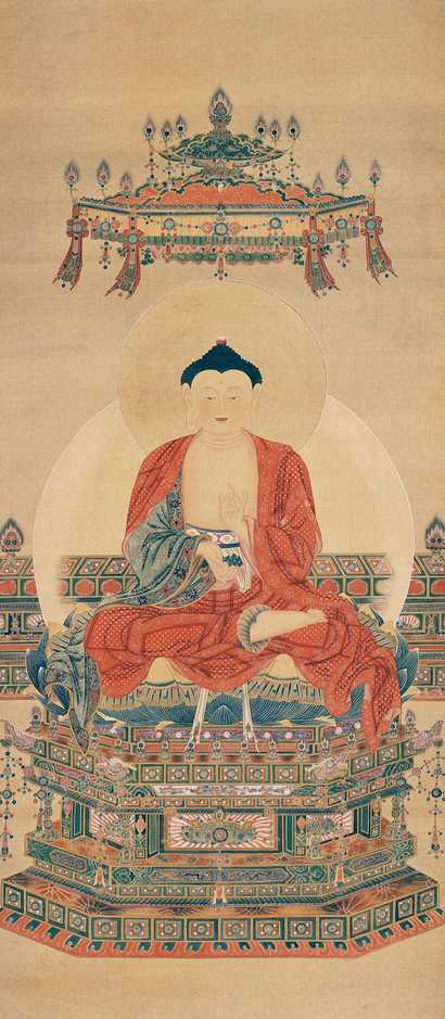 佚名 佛像 立轴